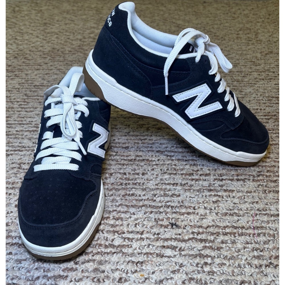 New Balance 480 Black White Gum GSB480SB Youth 6Y Fits Womens 7.5 NIB